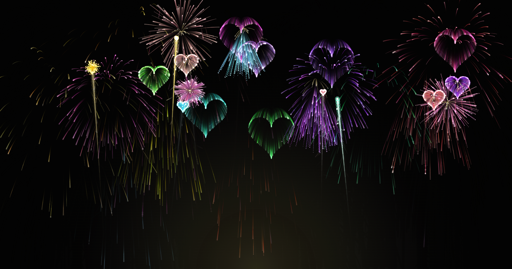 烟花（多种类型）