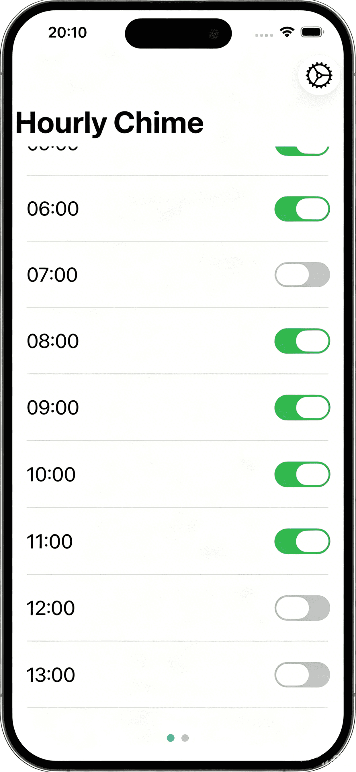 Hourly Announcement Interface